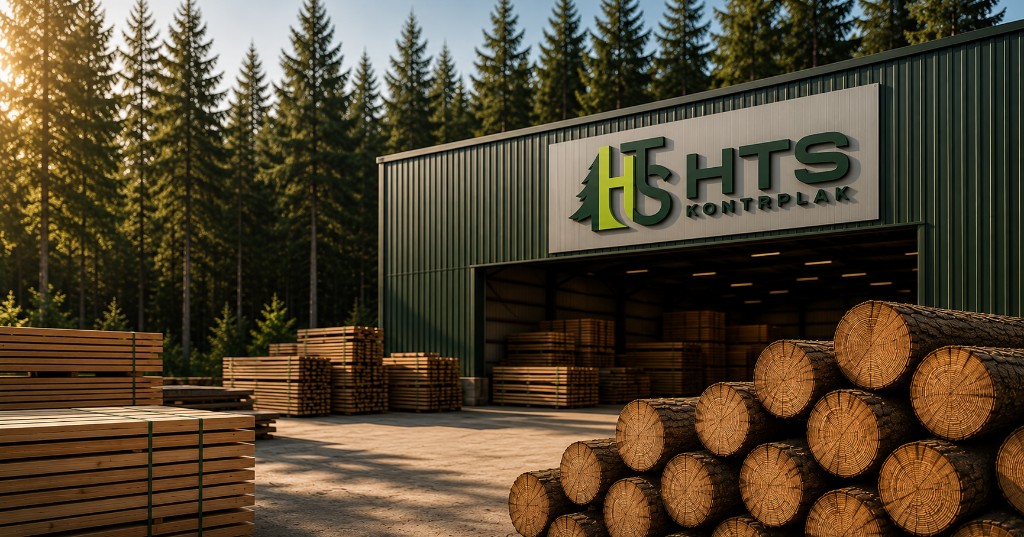 HTS Kontrplak — Ikitelli supply centre and birch plywood stock area